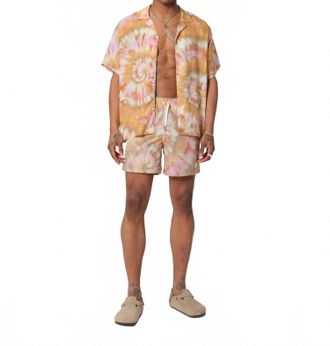 Bather Calypso Swirl Swim Trunk In Orange