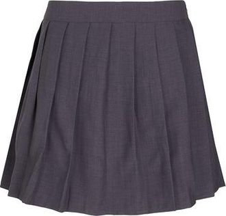 8 by YOOX PLEATED SKATER MINI SKIRT