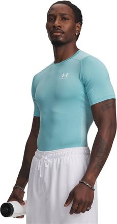 Under Armour Heren HeatGear Training T-shirt (Blauw Haze/Wit)