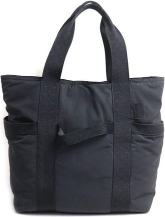 Bottega Veneta Black Nylon Tote Bag (Pre-Owned)