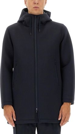 Herno Long Parka In Three Layers Scuba