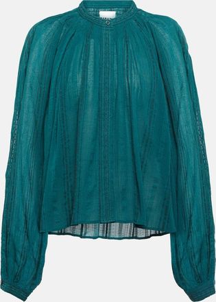 Isabel Marant Imayae cotton-blend blouse