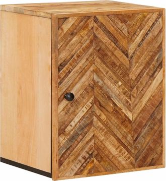 vidaXL Mueble Colgante Marr&oacute;n 38 X 33,5 X 48 Cm Madera De Mango Maciza Vidaxl