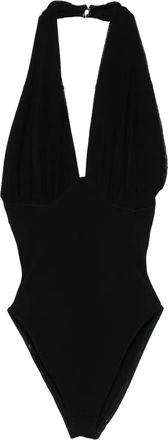 Paris Georgia Body con scollo allamericana - Nero