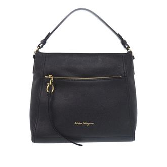 Ferragamo Pre-owned Ferragamo Pebbled Leather Ally Hobo Ladies BYOBSBGL0WC4J88W