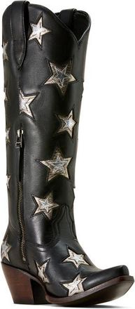 Ariat Casanova Star X Toe Western Boot in Inkwell Black at Nordstrom, Size 6.5