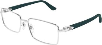 Cartier Glasses, male, Gray, Size: 53 MM Square Eyeglasses