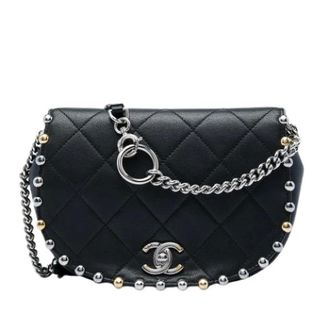 Chanel Pre-owned Vintage Crossbody Bag - Dames - Pre-owned - Zwart - Maat: ONE Size Leer