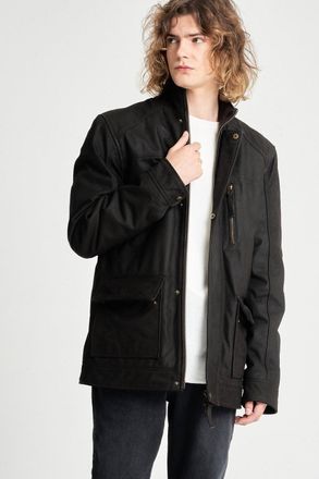 Barneys Buffalo Leather Coat
