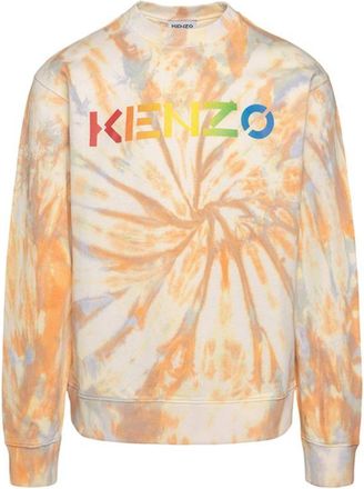 Kenzo Orange Cotton Mens Sweatshirt