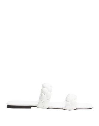 8 by YOOX TWO STRAP WOVEN SANDALS