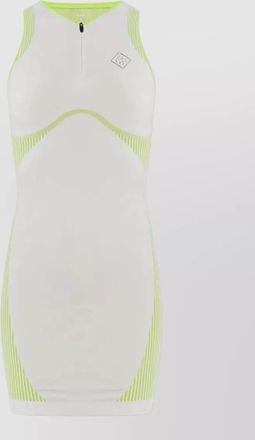 Casablanca sleeveless zip mini dress