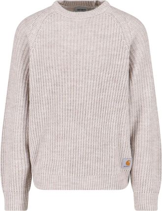 Carhartt Work in Progress Beige Firth Knit Crewneck Sweater