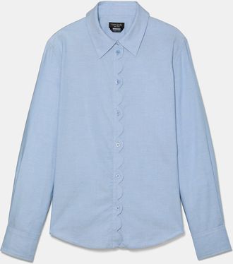 Kate Spade New York Oxford Scallop Shirt