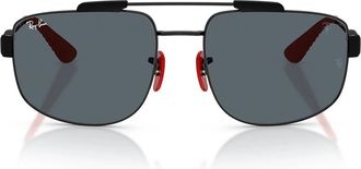 Ray-Ban Sunglasses Rb3789 M F139 R5 X Scuderia Ferrari Black/Blue Unisex