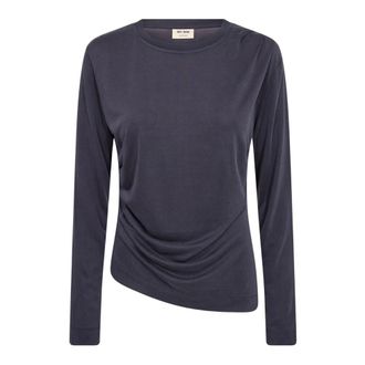 Mos Mosh Top de Manga Larga - Tops - Mujer - Azul - XS
