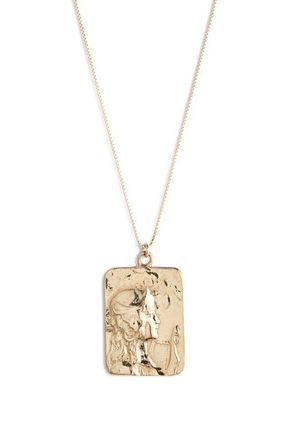 Set & Stones Brayden Pendant Necklace in Gold at Nordstrom