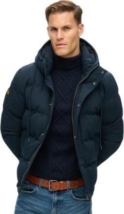 Superdry Everest Doudoune - Heren - Winterjassen - Blauw - S - Jassen