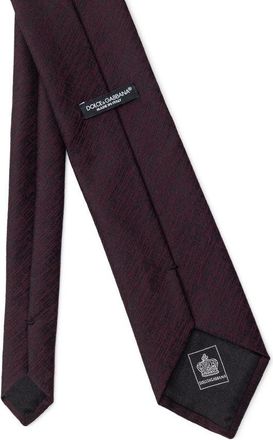 Dolce & Gabbana Mens Purple Wool Tie