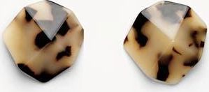 Machete Jewelry Sculpture Studs in Blonde Tortoise at Nordstrom