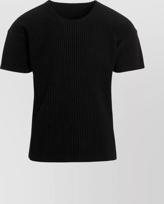 Homme Pliss&eacute; Issey Miyake pleated t-shirt