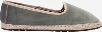 Flabelus Womens Shikibu Velvet Slipper In Green
