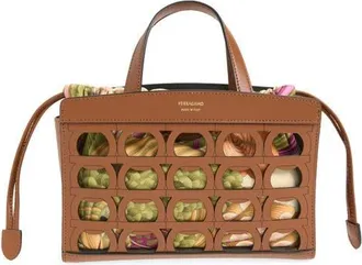 Ferragamo Mini Tote in New Cognac Nero at Nordstrom