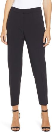 Anne Klein Slim Stretch Woven Pants in Anne Black at Nordstrom, Size 4