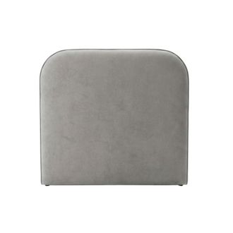 Muemue Cabezal Tapizado Aglomerado Gris 90/105cm
