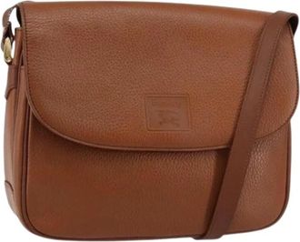 Burberry Pre-owned Cross Body Bags, female, Brown, Size: ONE SIZE Pre-owned Vintage Shoulder Bag