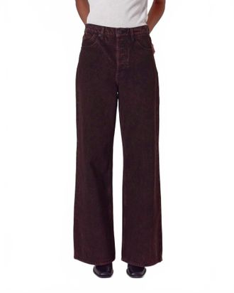 Rolla's Relaxed Sailor Long Jeans In Chocolate Tint