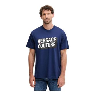 Versace Jeans Couture Uomo, Top, Blu, S, new