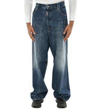 Dsquared2 Navy Blue Mid Rise Jeans