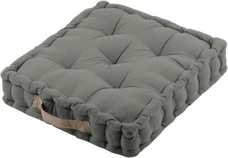 OEM Coj&iacute;n De Suelo - Tama&ntilde;o 40x40 Cm - Color Caqui Lino - Modelo D&uacute;o - Grosor Ideal - C&oacute;modo Y Elegante - Agradable Al Tacto