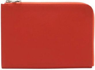 Louis Vuitton Pre-owned Pochette Jour PM Taurillon Leder Clutch Tas - Dames - Vintage Clutch - Rood - ONE Size - Leer - Vintage