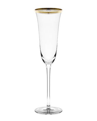 Ten Strawberry Street Windsor Set Of Four 5.5Oz Flute Glasses