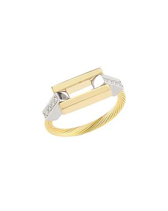 I.Reiss Company 14K 0.07 Ct. Tw. Diamond Wire Ring