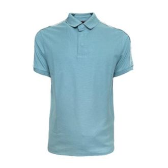 Emporio Armani 3D1Fm 31Jcyz 0779 Polo Shirts Grijs - Heren - Polos - Blauw - S - Tops