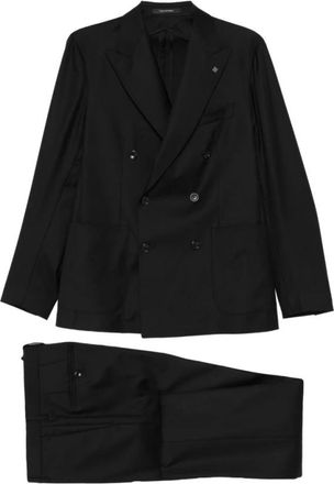 Tagliatore Single Breasted Suits - Heren - Business pakken - Zwart - XL - Kostuums