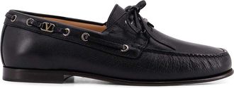 Valentino Garavani Leather Moccasins