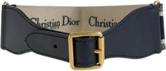 Dior Pre-owned Leather belts - Dames - Vintage Accessoires - Zwart - ONE Size - Leer - Vintage