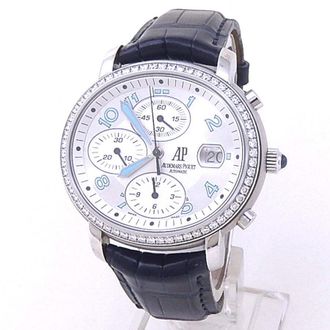 Audemars Piguet Pre-owned Audemars Piguet Millenary Chronograph Silver Dial Ladies Watch 26018ST.ZZ.D007CR.01
