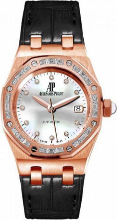 Audemars Piguet Royal Oak Mother of Pearl Diamond Ladies Watch 77331OR.ZZ.D002CR.01