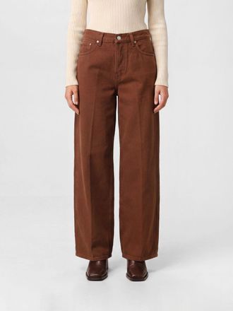 Haikure Jeans Bethany wide leg a vita media in denim di cotone organico