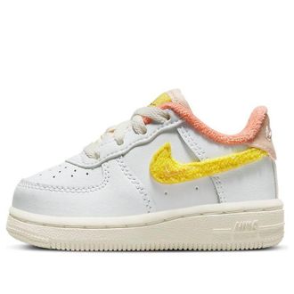 Nike (TD) Nike Air Force 1 LV8 White Yellow Strike DV2200-100