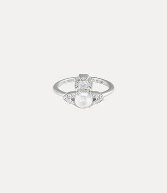 Vivienne Westwood Ondina Ring Silver Silver / Cubic Zirconia Unisex