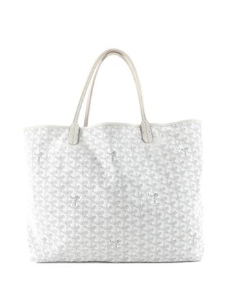 Goyard Saint Louis Coated Canvas GM tote bag - White