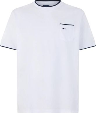 Paul & Shark Katoenen T-shirt - Heren - T-shirts - Wit - L - Katoen - Tops