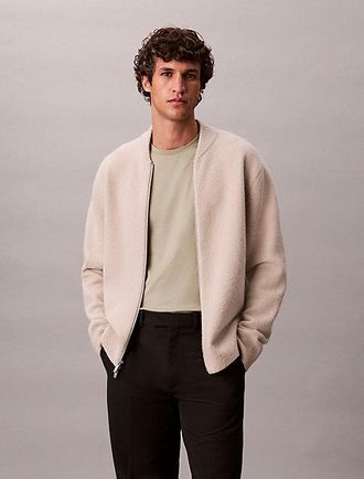 Calvin Klein Relaxte kasjmiermix trui