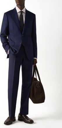 Ermenegildo Zegna 15Milmil15 Wool Suit in Dark Blue at Nordstrom, Size 48 Us